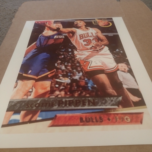 NEW! SCOTTIE PIPPEN 8.5x11 ULTRA PREMIUM GLOSSY 1993 BULLS FINALS VS SUNS POSTER - Picture 3 of 17